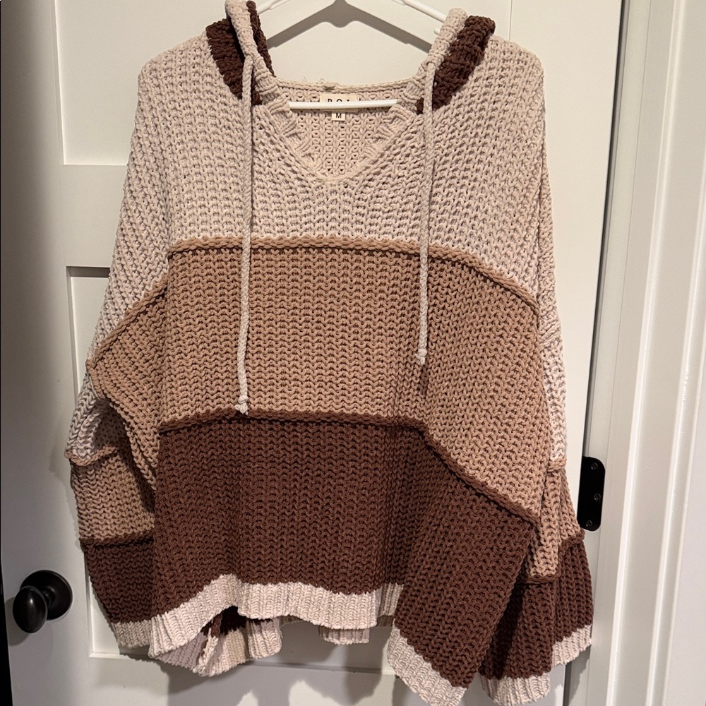 POL-NWOT Knit Hoodie Sweater